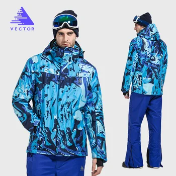 

Skiing Clothes Outdoor Windproof Waterproof Warm xue fu Set Winter Skiing Breathable Wear Skiing Service