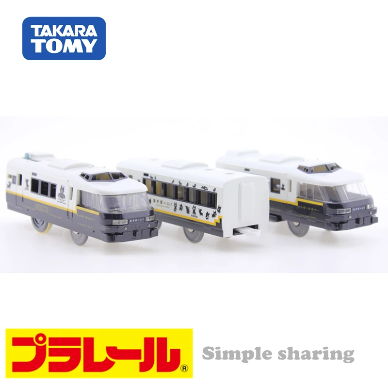 Takara Tomy Pla Rail Plarail S44 JR Kyushu Limited Express Asoboy японский железнодорожный поезд моторизованный Электрический локомотив модель игрушки