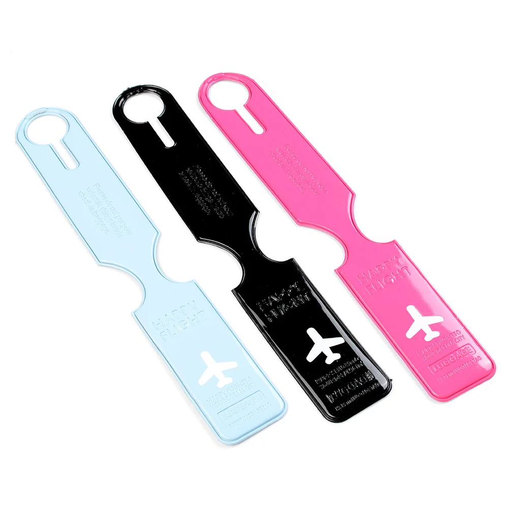 

1 pc Travel Luggage Tag Practical PVC Suitcase Name ID Address Holder Baggage Boarding Tags Label Cover Travel Accessories