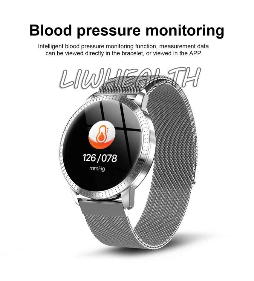 Роскошный Смарт-браслет для женщин и мужчин фитнес-трекер Smartband кровяное давление часы для IOS/Xiao mi/Honor PK mi Band 4/Fit Bit 5 Not