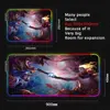 Star Guardian Xayah League of Legends Gaming Mouse Pad Led Deco Gaming Lights Slipmat Rgb Rug Play Mat with Backlight Pc Gamer ► Photo 2/6