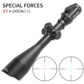 شراءمنظار بندقية تكتيكية طراز SWAT FORCE 6-24x56 بندقية قناص للصيد بصريات للتصويب بندقية نطاقات بندقية الصيد ملحقات بندقية الصيد