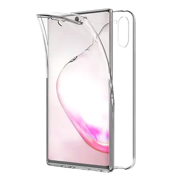 

TBOC case for Samsung Galaxy Note 10 - Note10 5g-housing [Transparent] full [silicone TPU] double face [360 degree]