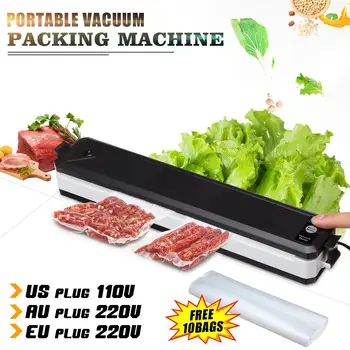

Portable Food Vacuum Sealer Packaging Machine With 10 Vacuum Bag Vacuum Food Sealing Machine Vacuum Sealer Machine Food Packer