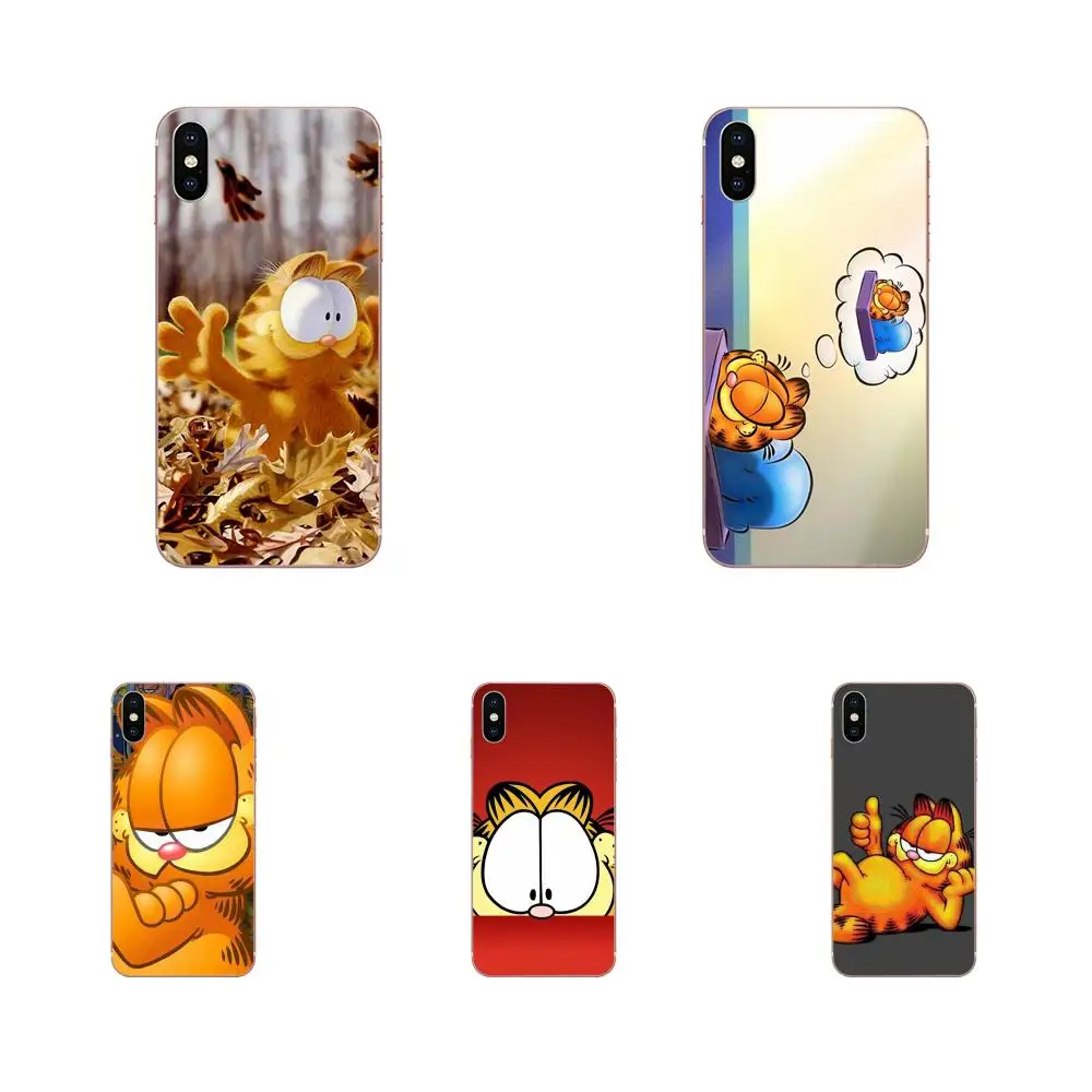 Soft TPU Capa Case For Xiaomi Redmi Mi 4 7A 9T K20 CC9 CC9e Note 7 9 Y3 SE Pro Prime Go Play Garfield | Мобильные телефоны и