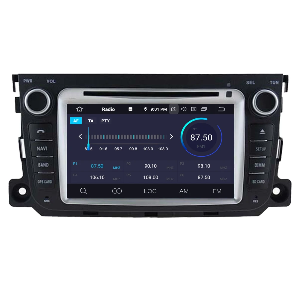Flash Deal RoverOne Car Multimedia Player For Mercedes For Smart Fortwo 2012 2013 2014 2015 2016 Android 9.0 Radio Stereo GPS Navigation 2