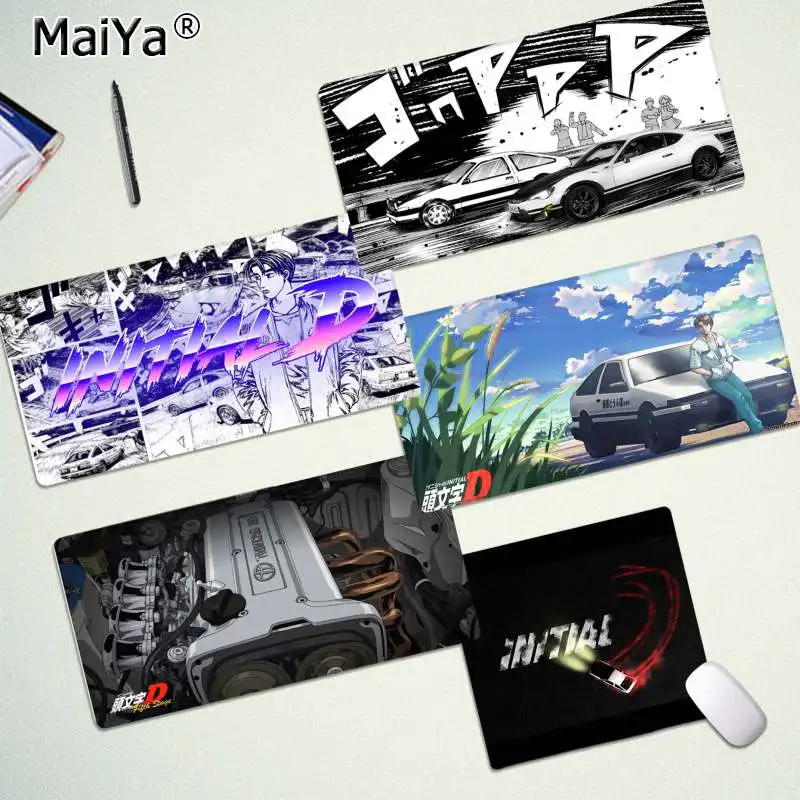 

Maiya Cool New INITIAL D Super car AE86 Laptop Computer Mousepad Free Shipping Large Mouse Pad Keyboards Mat