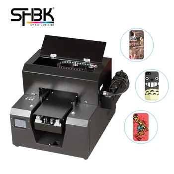 Billig Voll Automatische A4 UV Inkjet-flachbettdrucker Mit 1250ml Tinte Für Handy Fall Holz Glas Geeignet Für Breite 3D Freies Verschiffen