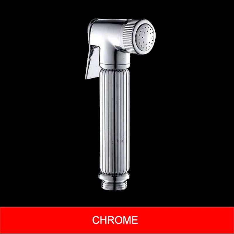 Chrome Унитаз биде попка очиститель клизма штекер анальный WC вагинальная Чистка мусульманский анус здоровье ручной опрыскиватель Черный Ванная комната ручной пистолет-распылитель - Цвет: Chrome