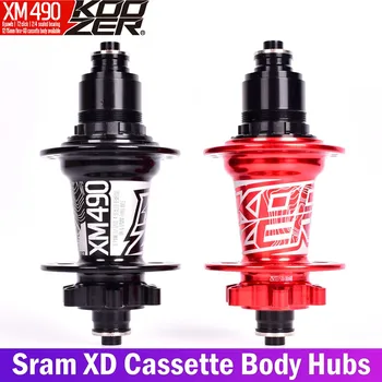 

XM490 Mountain Bike disc brake hub Sram XD Cassette Body Hubs Sealed 4 Bearing Bicycle Hub 10*135mm QR 12*142mm Thru 32 Holes