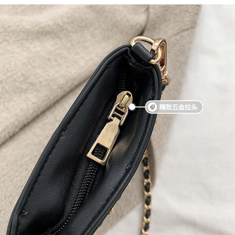 iVog New Arrival Everyday Ladies Ladies Messenger Crossbody Handbag louis Black Chain Hand Bags for Women