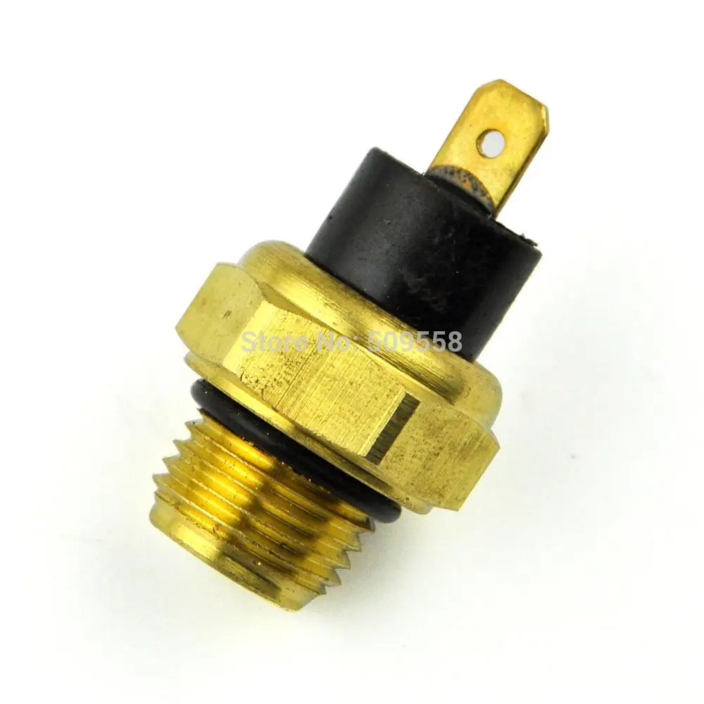 Motorcycle Single Plugs Reflex Coolant Radiator Fan Thermo Sensor Switch For Honda Kawasaki Suzuki Yamaha