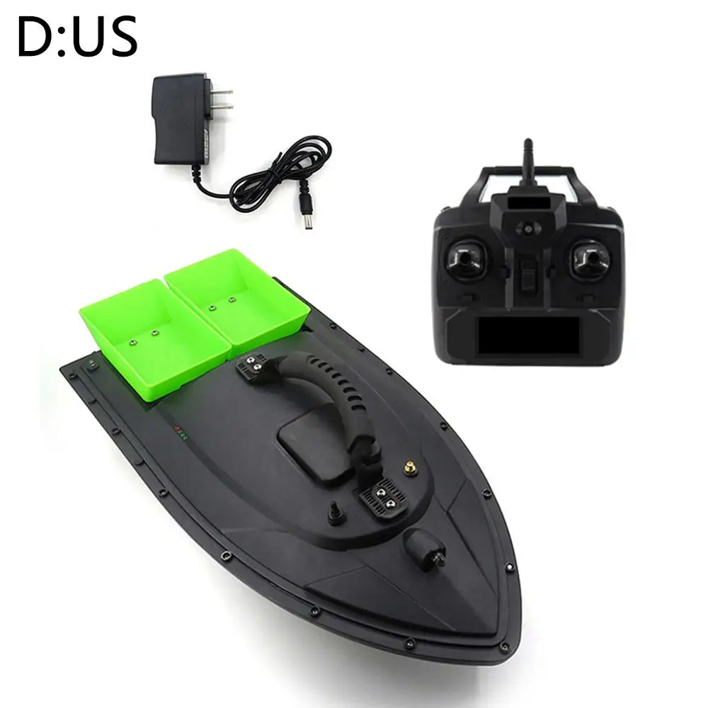 Green US Plug Высокое качество Flytec RC лодка Smart RC электрическая рыбацкая лодка корабль для рыбалки 500 м дистанционная лодка для приманки двойная моторная лодка для рыбалки - Цвет: Green US Plug
