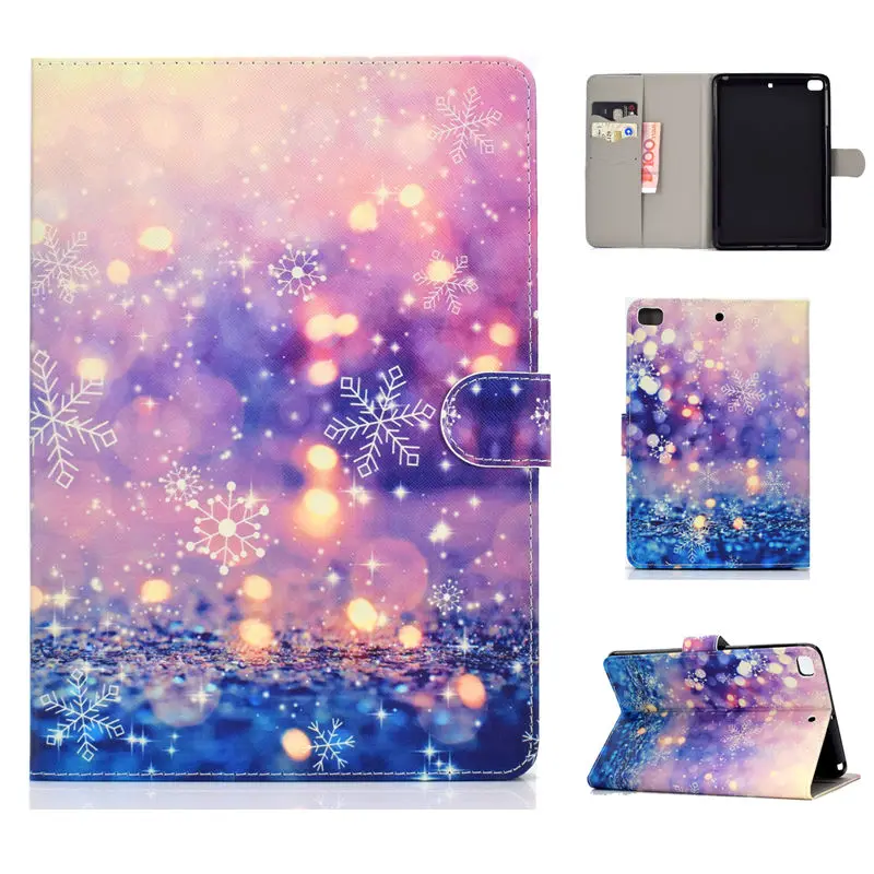 Чехол для Apple iPad Mini 5 Mini 1 2 3 4 5 7," Smart Cover Funda Tablet с мультяшным животным узором PU кожаный чехол-подставка - Цвет: N008