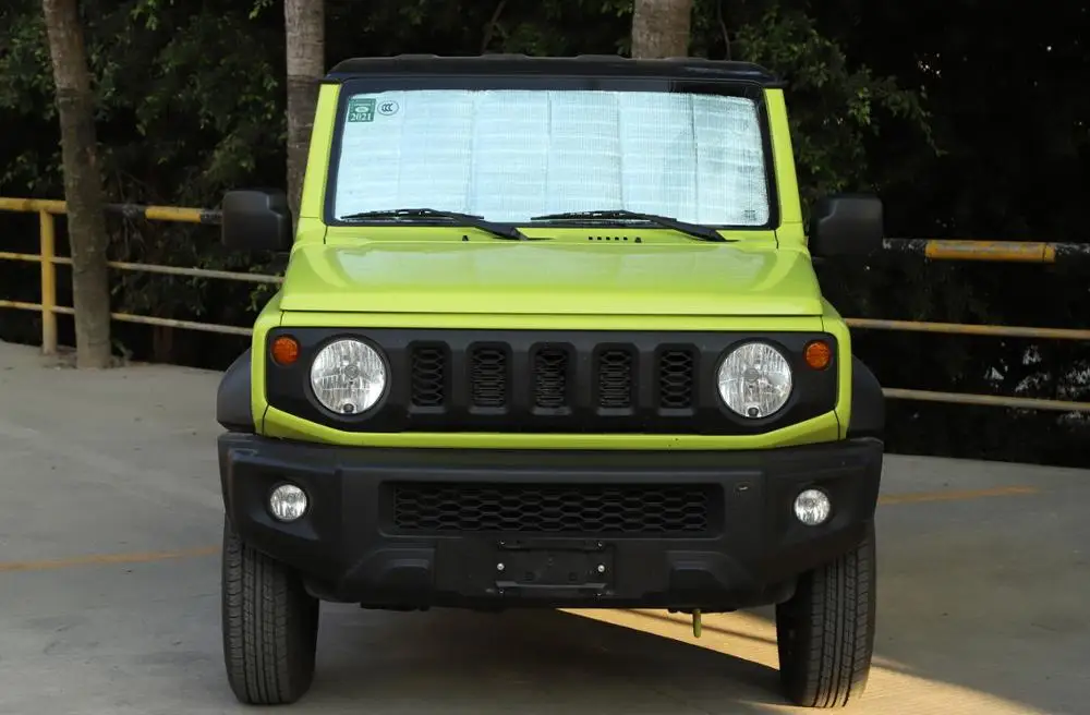Автомобильный солнцезащитный козырек на лобовое стекло для Suzuki Jimny+ аксессуары для салона автомобиля из алюминиевой фольги 1 шт. автомобильный Стайлинг для Suzuki Jimny