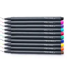 10 цветов 0,38 мм Акварельная ручка-закладка Картина Рисунок Школа искусства Канцтовары эскиз для рисования школьные наборы для рисования лайнер