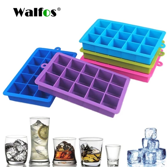 Dropship 1pc Silicone Shot Glass Ice Molds; Ice Cube Trays For