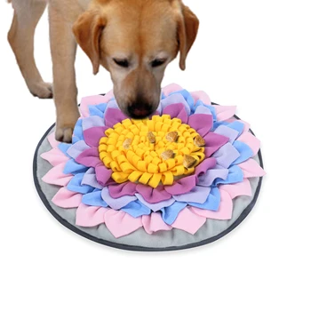 

Training Round Non Slip Dog Cat Home Nosework Interactive Playing Toys Stress Release Washable Foraging Skill Pet Snuffle Mat