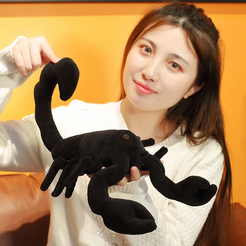 Black Scorpion Plush Toy Soft Stuffed Animal Doll