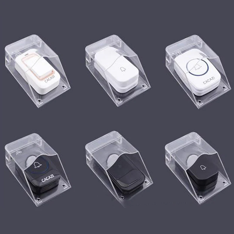 Transparent Waterproof Cover For Wireless Doorbell Home Door Bell Chime