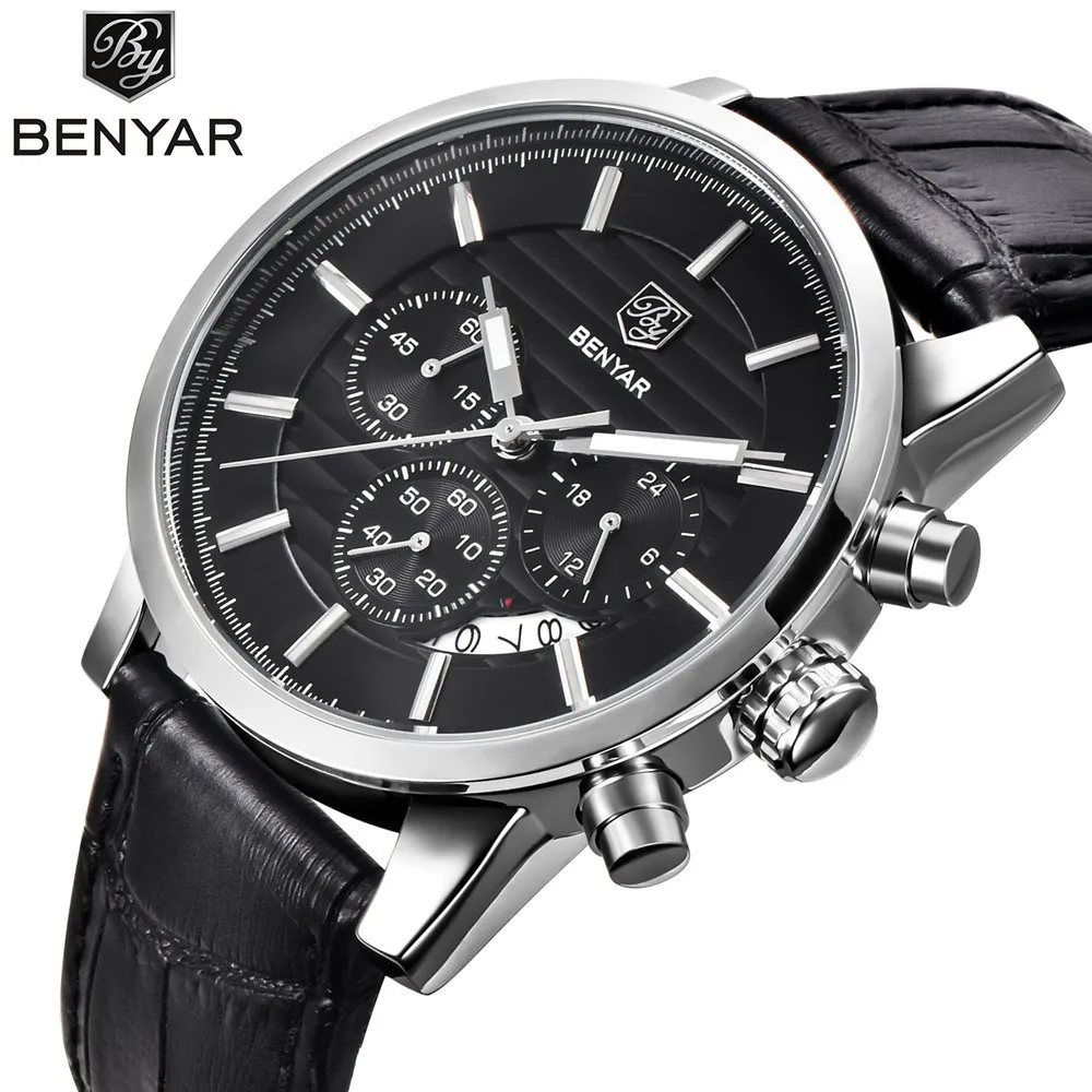 

Benyar/Jacobin Fashionable Watch Universal Casual MEN'S Quartz Watch
