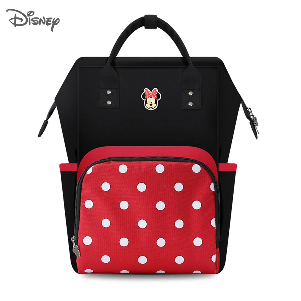 Рюкзак для подгузников disney, сумка для подгузников с изоляцией от USB, сумка для подгузников с Минни и Микки, большая емкость, сумка для путешествий, Оксфорд, для кормления ребенка, сумка для мам