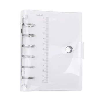 

A5/A6/A7 PVC Notebook Notepad Sheet Shell Cover File Folder 6 Holes Binder DIY