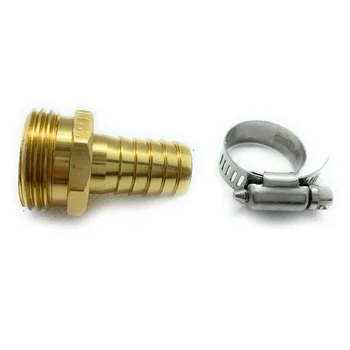 

Repair Garden Hose 5/8" Male&Female Mender With Stainless Clamp 3 Set Equipment