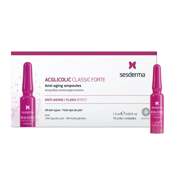 Anti-Ageing Capsules ACGLICOLIC classic Sesderma (2 ml) |