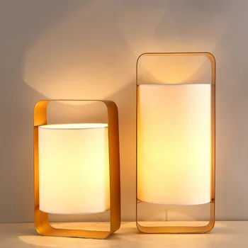 

LED Desk lights rectangle modern lighting fixtures deco illumination bedroom bedside Nordic living room table lamps WY5