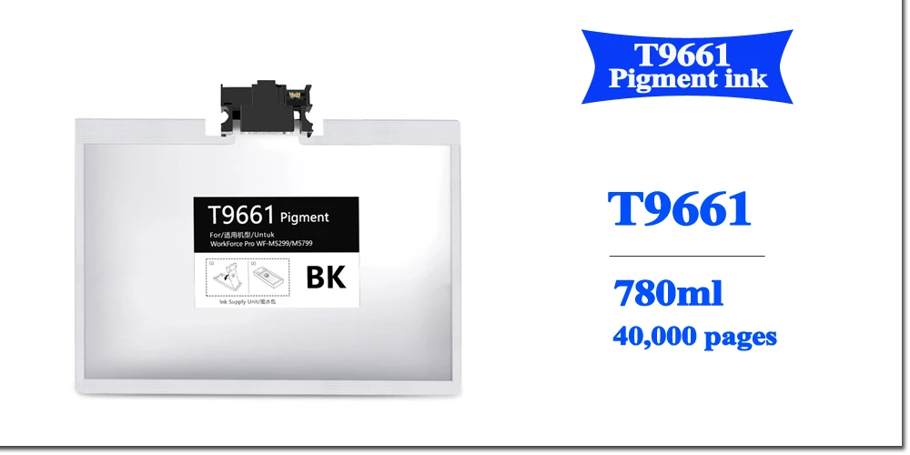 T9661 pigmento tinta 780ml para t9661 europa
