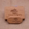 10 шт./лот USB 2,0 (Бесплатный Пользовательский логотип) Деревянный Usb с коробкой USB флэш-накопитель 4 ГБ 8 ГБ 16 ГБ 32 ГБ 64 Гб карта памяти для подарка ► Фото 3/6