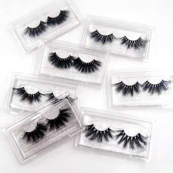 

50pcs 5D 25mm mink lashes without box