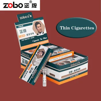 

120pcs ZOBO Disposable cigarette holder THIN cigarette Triple microporous Filter for female 5.2mm