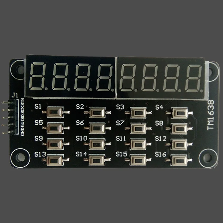 TM1638 8-битный цифровой ламповый модуль матрицы клавиатура поддерживает Arduino 51 микроконтроллер Pyboard