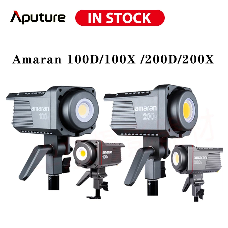 Aputure Amaran 100D 200D 100X 200X Светодиодная лампа для видеосъемки CRI 95 + TLCI 96