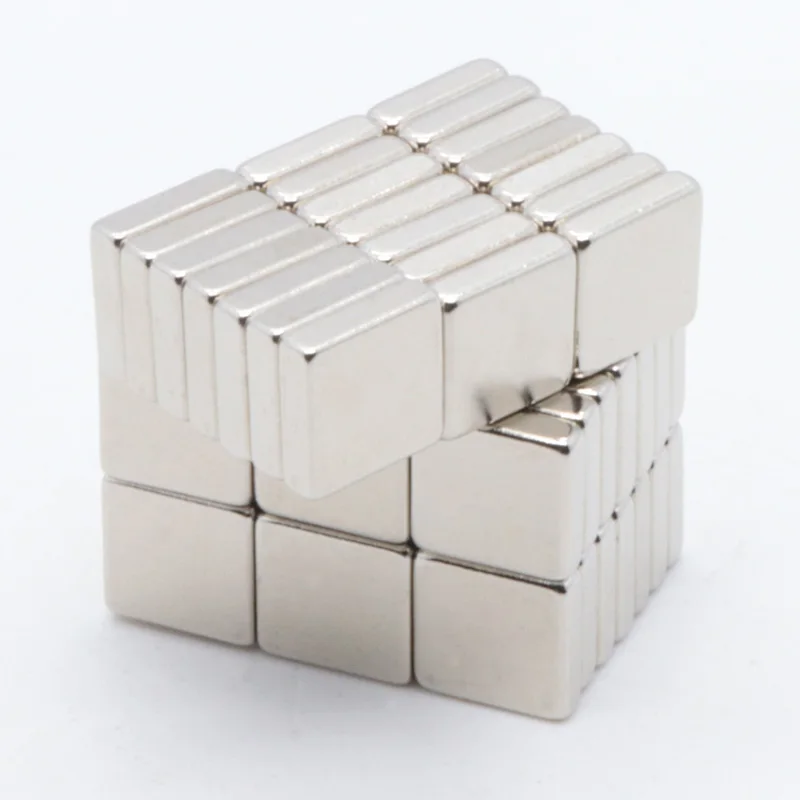 100pcs N35 10x10x3mm Square Neodymium Magnet Permanent NdFeB Super Powerful Strong Magnetic Magnets For Crafts Gallium Metal