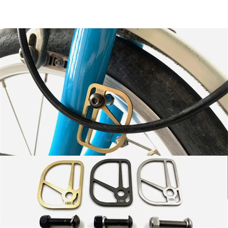 BMX титановые детали Тормозная Линия Безель TI для велосипеда brompton без крыла