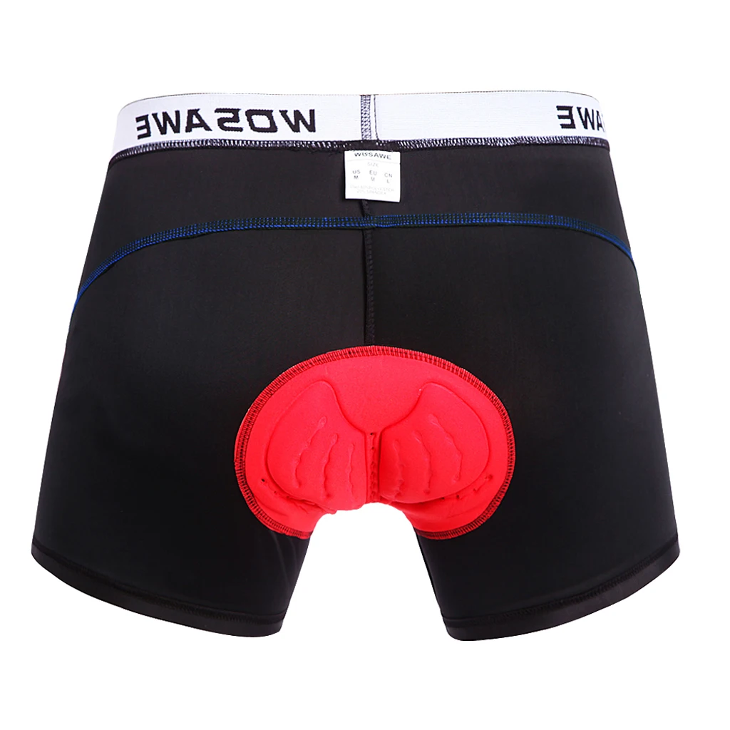 Unisex Men Woman Cycling Shorts Comfortable Bicycle Shorts Gel Blue Line Not Easy to Deformation