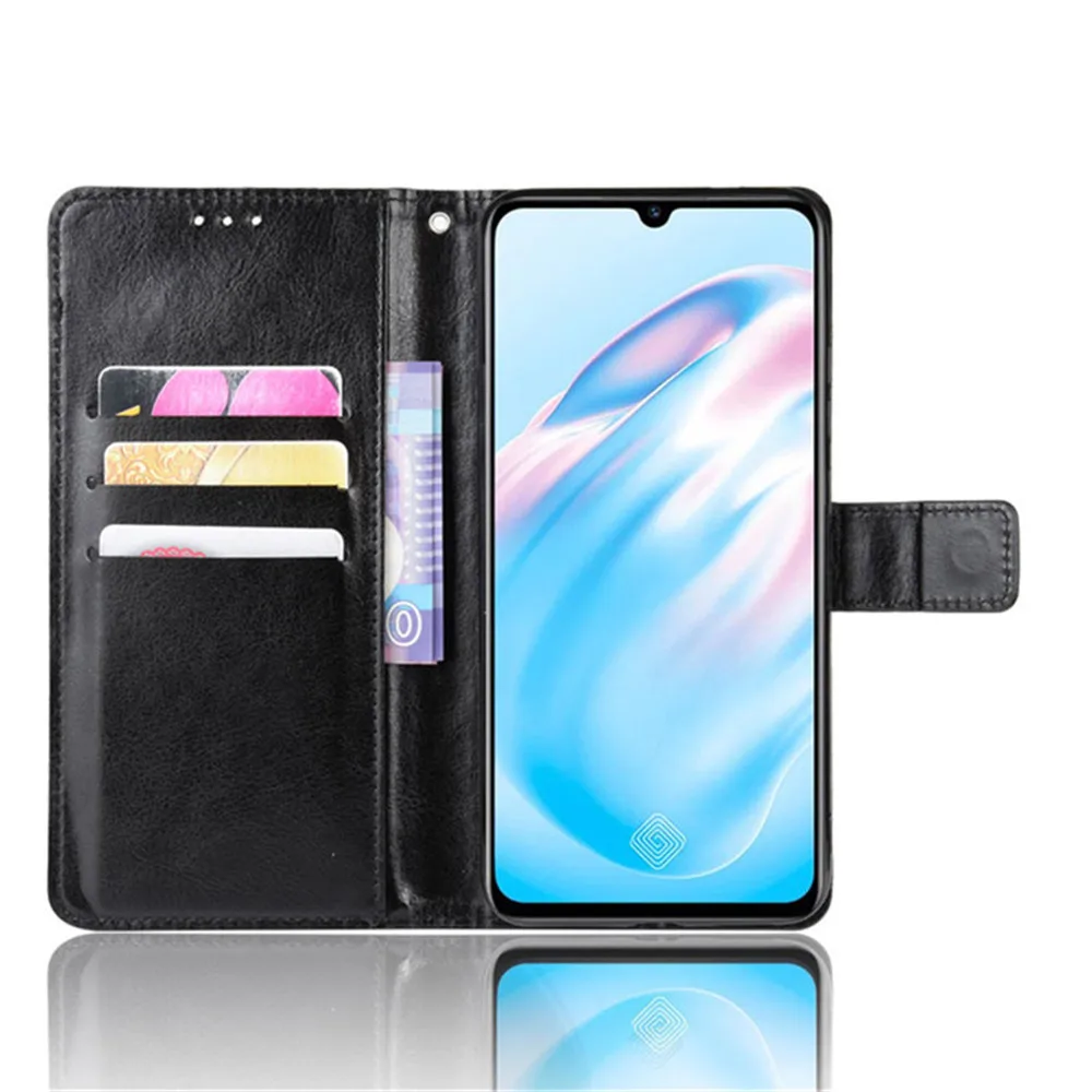 Чехол vivo V17 для vivo S1 Pro, роскошный флип-чехол из искусственной кожи, кошелек, ремешок, чехол-подставка для BBK vivo V 17 S 1 S1Pro, чехлы для телефонов