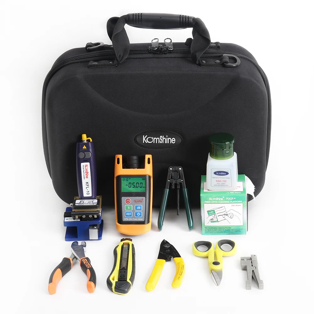KomShine KFH-11D Basic Fiber Optic Tool Kit with