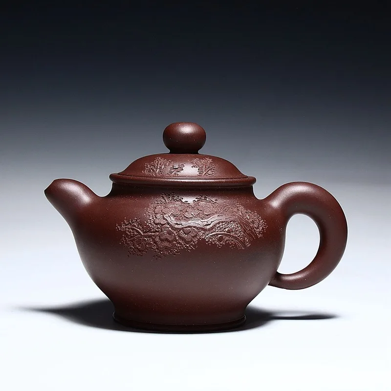 

2719 are recommended yixing famous handmade depict Duo are recommended only old purple clay ore deep well 80 mesh
