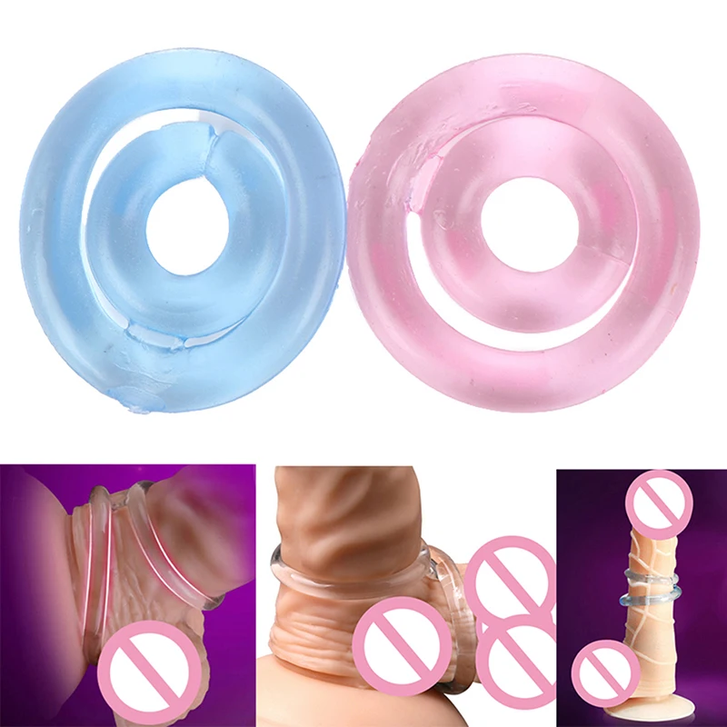 1Pc Silicone Cock Ring Stretchy Penis Ring For Men Male Adults Enhancer Prolong Sex Aid Tools For Couples