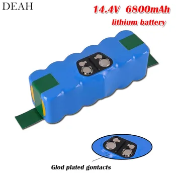 

6800mAh High Capacity 14.4V replacement Rechargeable lithium battery for iRobot Roomba Vacuum Cleaner 500 600 700 800 Series