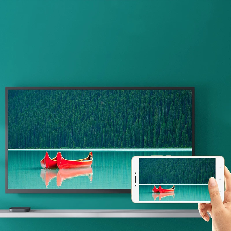Глобальная версия Xiaomi My Box S Smart tv Box Android 8,1 4K HDR четырехъядерный 2G 8G wifi гуглинг Cast Netflix телеприставка
