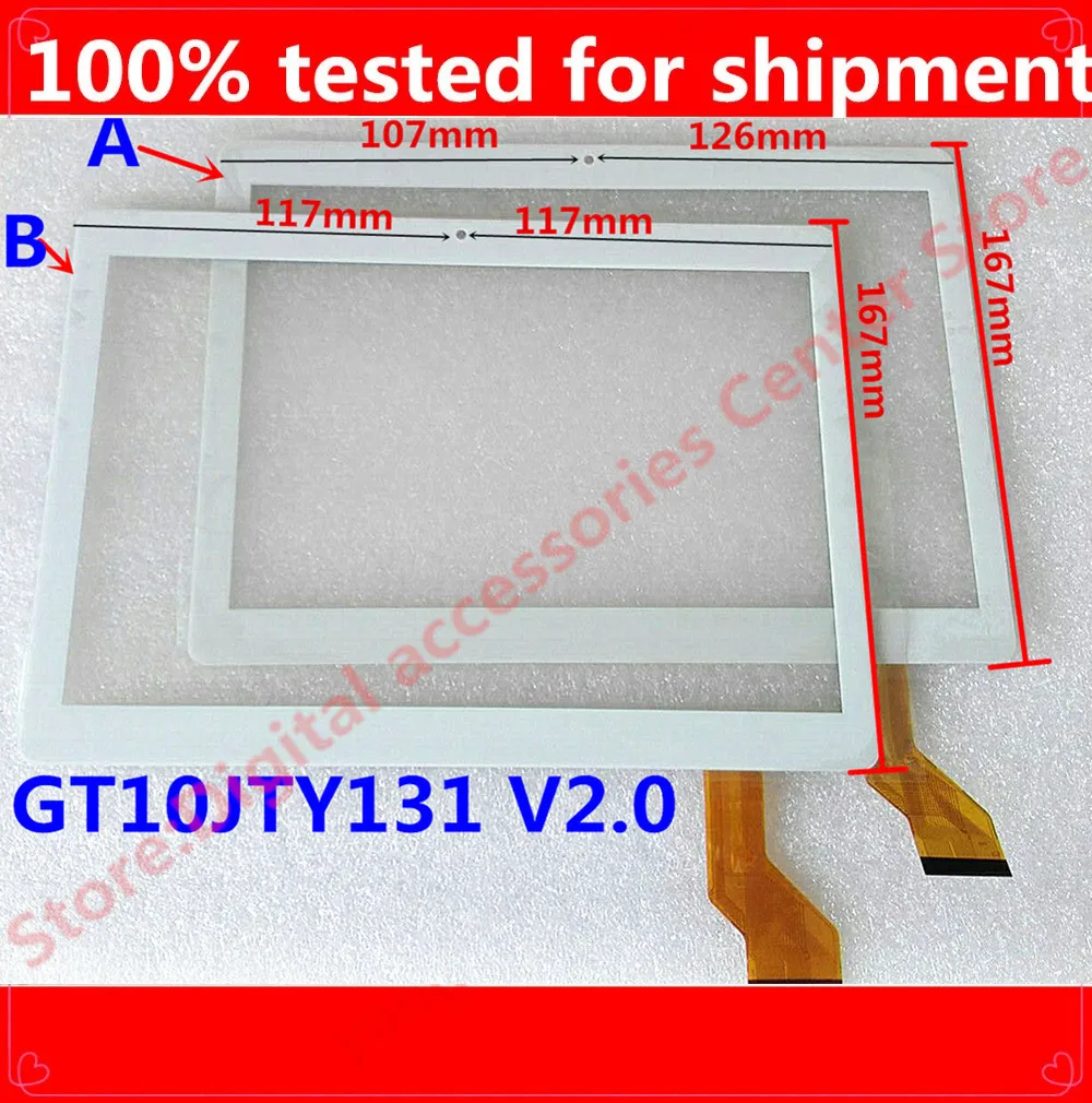 Новый сенсорный планшет 10 1 дюйма для GT10JTY131 / V2.0 V1.0 V3.0 V4.0 SLR экран стеклянная панель