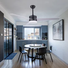 Энергосберегающий мотор потолочный стелек поддержат дыхания арки стелек пульт дистанционного управления потолочный вентилятор с светильник 110V 220V 52 дюймов классический