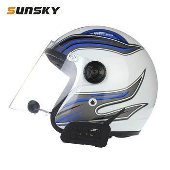 

2 PCS V6-1200 1200m 6 Riders Bluetooth Multi-Interphone Headsets for Motorcycle Helmet