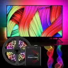 DIY Ambilight ТВ ПК Мечта Экран USB Светодиодные ленты hdtv-компьютер монитор Подсветка Светодиодные ленты 2/3/4/5 м полный набор