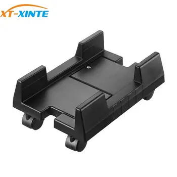 

XT-XINTE Adjustable Computer Case CPU Rolling Holder Bracket Stand Desktop Mainframe Storage Rack w/ 4 Caster Wheels Accessories